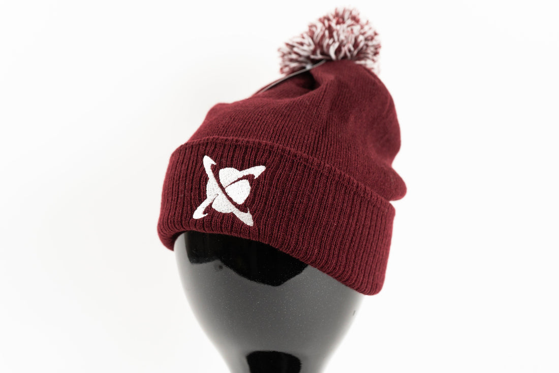 CC Moore Burgundy Bobble Hat