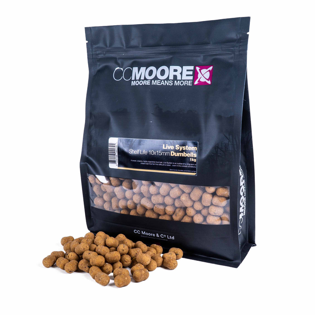 CC Moore Live System Shelf Life Dumbells 15x18mm 5kg