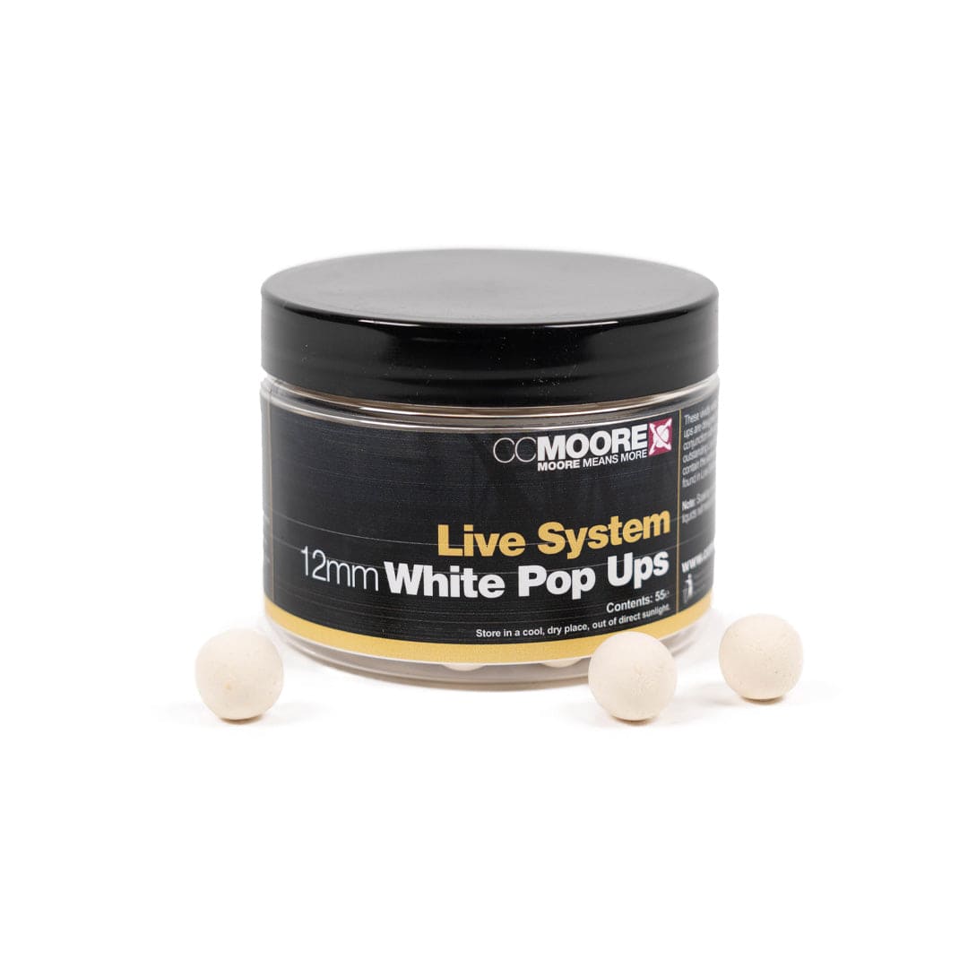 CC Moore Live System White Pop Ups 12mm