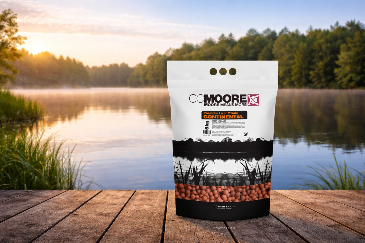 CC Moore Pro-Stim Liver Continental Boilies 21mm 5kg