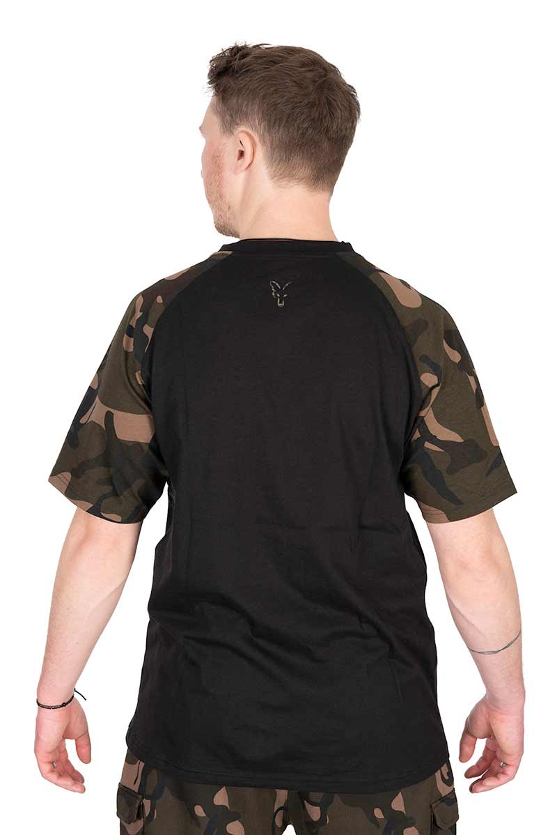 Fox Black/Camo Outline T-Shirt