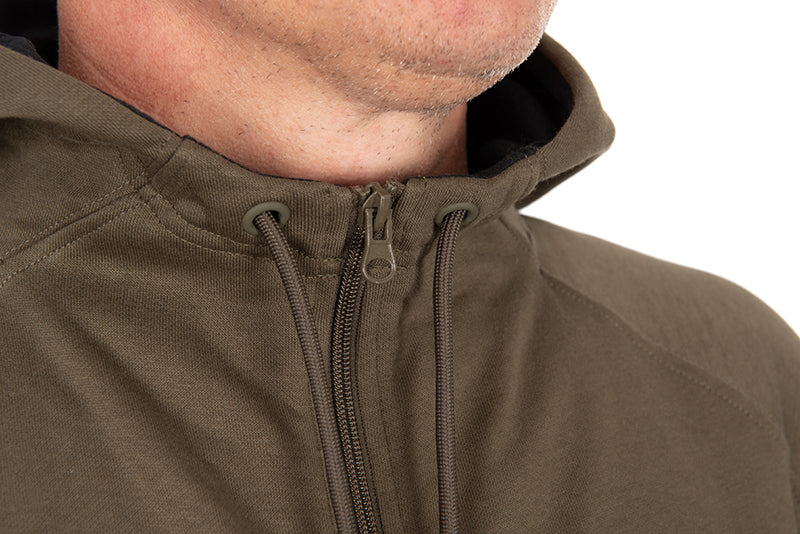 Fox Collection Zipped Hoody Green