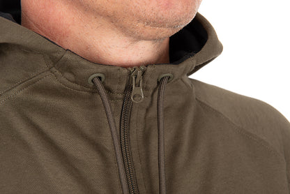 Fox Collection Zipped Hoody Green