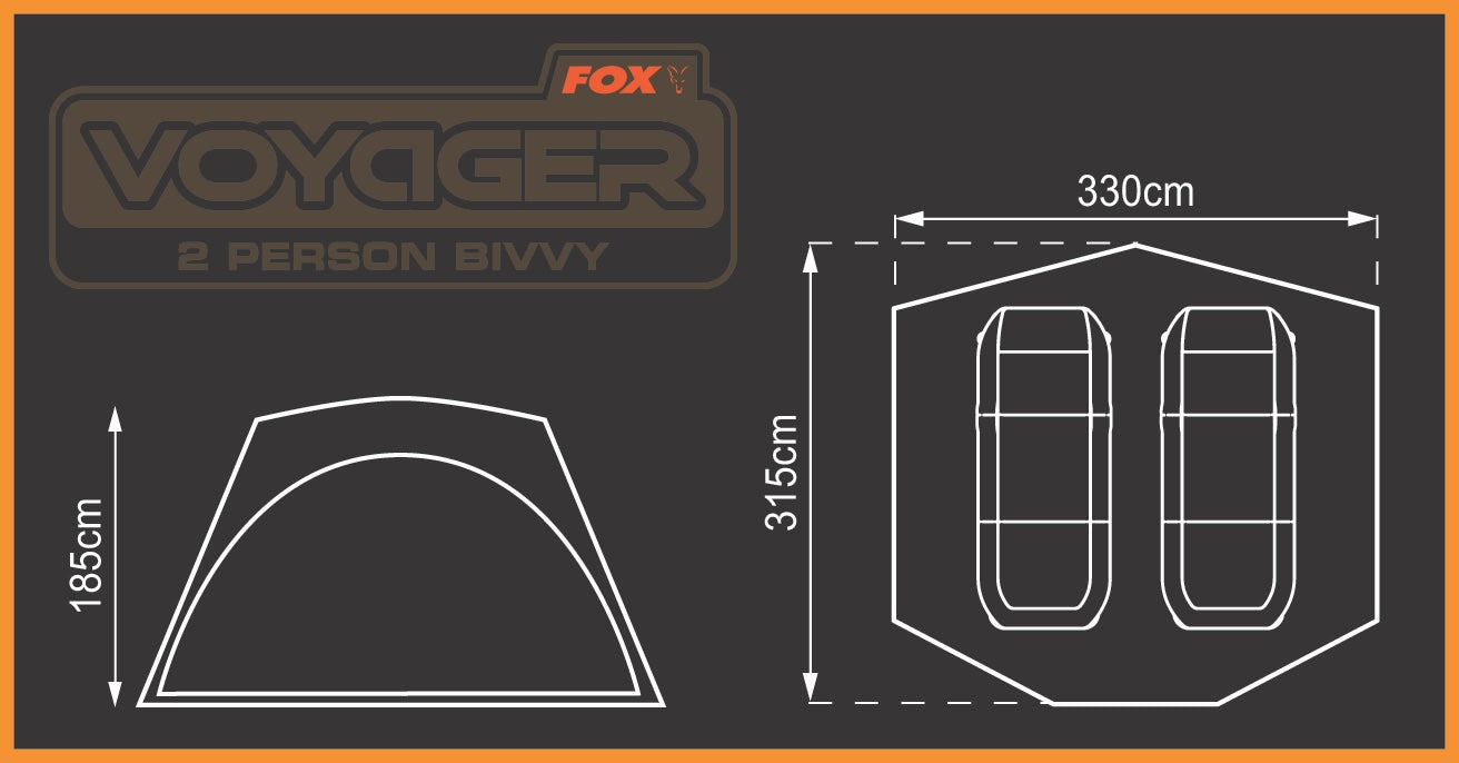 Fox Voyager 2 Person Bivvy + Inner Dome