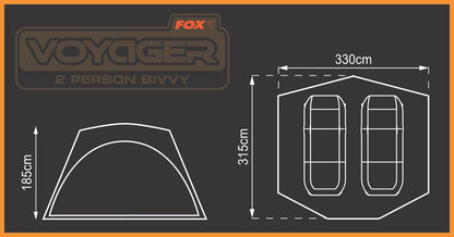 Fox Voyager 2 Person Bivvy + Inner Dome