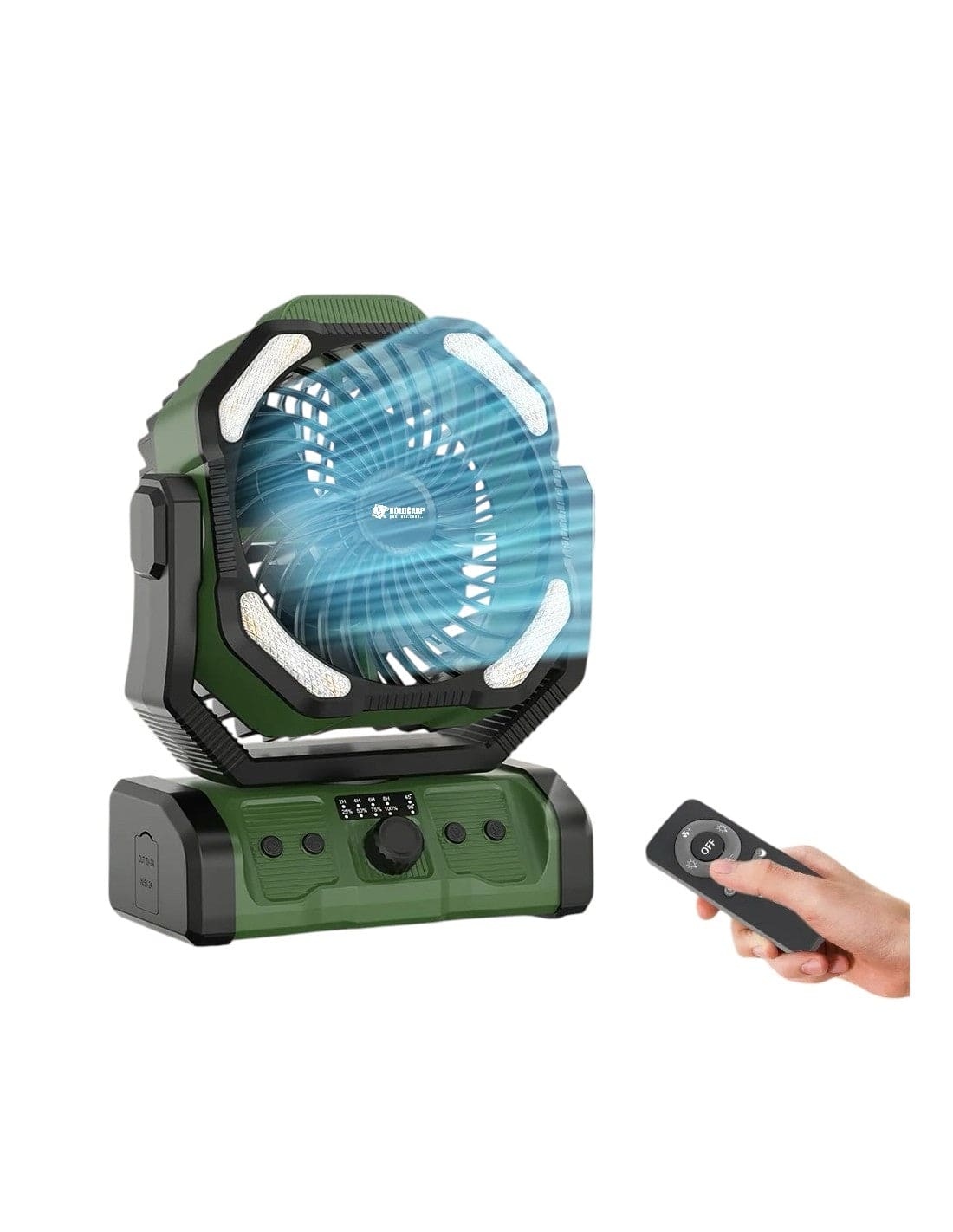 Holdcarp Rechargeable DoubleMotor Fan