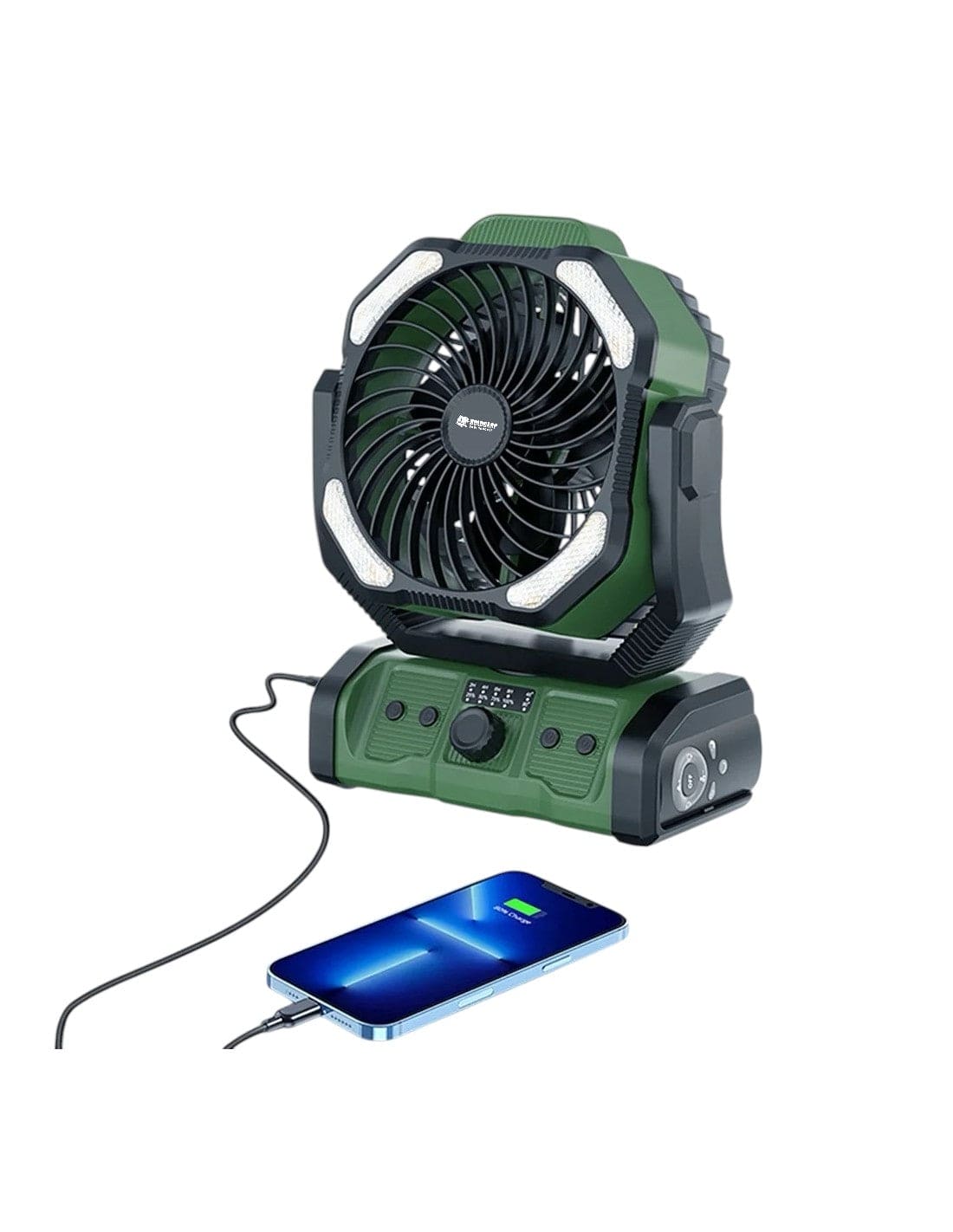 Holdcarp Rechargeable DoubleMotor Fan