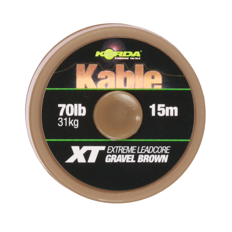 Korda Kable XT Extreme Leadcore 70lb 15m Brown
