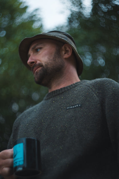 Korda Mindset Fisherman Knitted Sweater Dark Olive