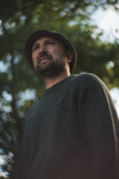 Korda Mindset Fisherman Knitted Sweater Dark Olive