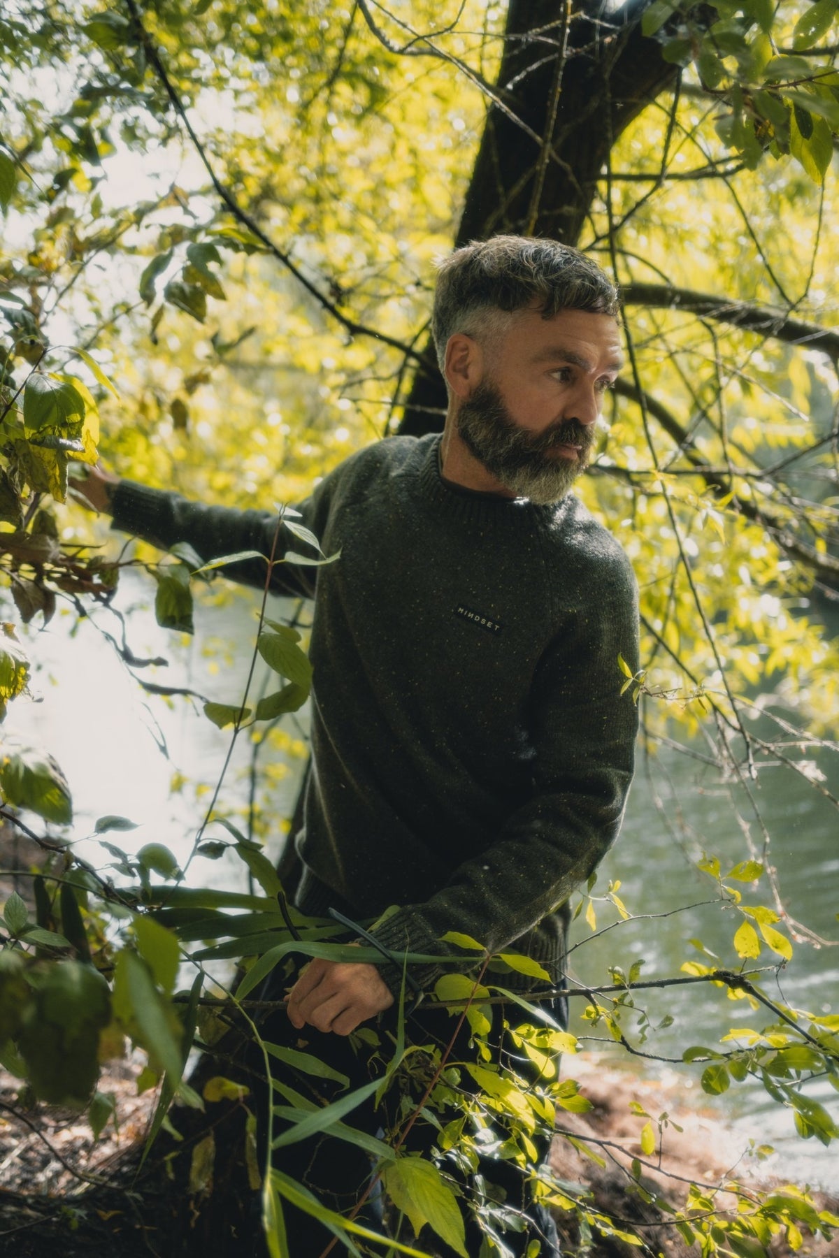 Korda Mindset Fisherman Knitted Sweater Dark Olive
