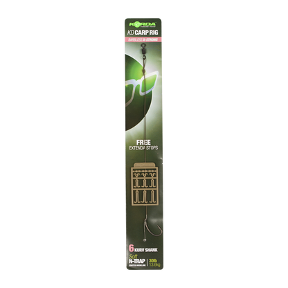 Korda N-Trap KD Rig Kurv Barbless 30lb
