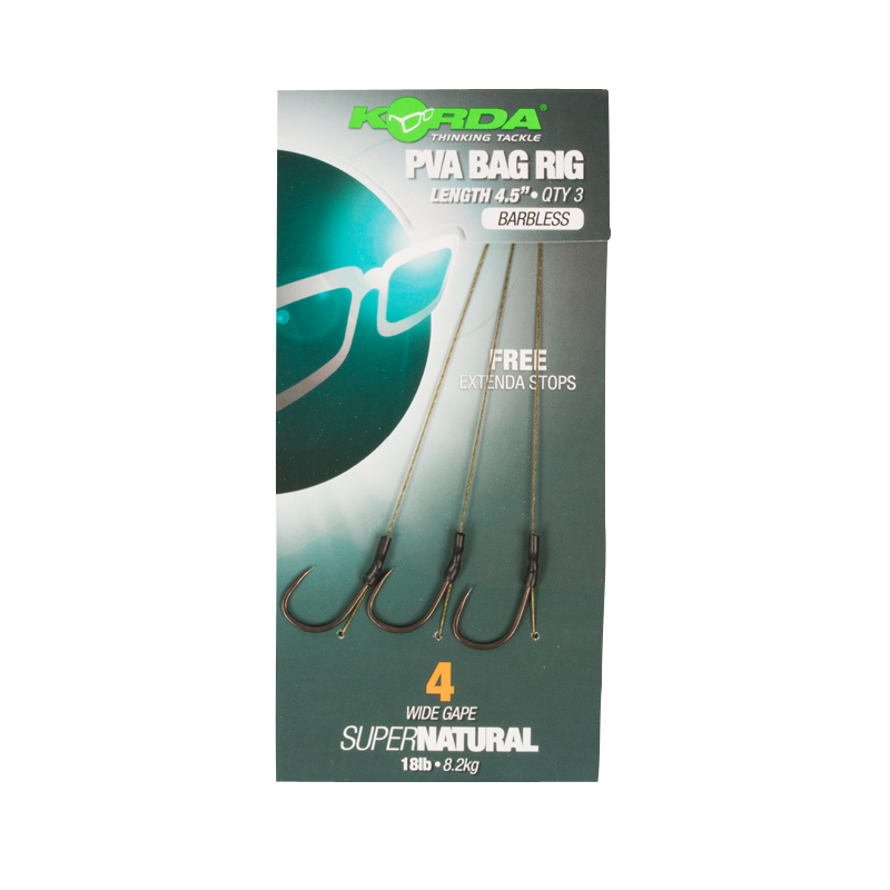 Korda Solidz PVA Rig Wide Gape Barbless