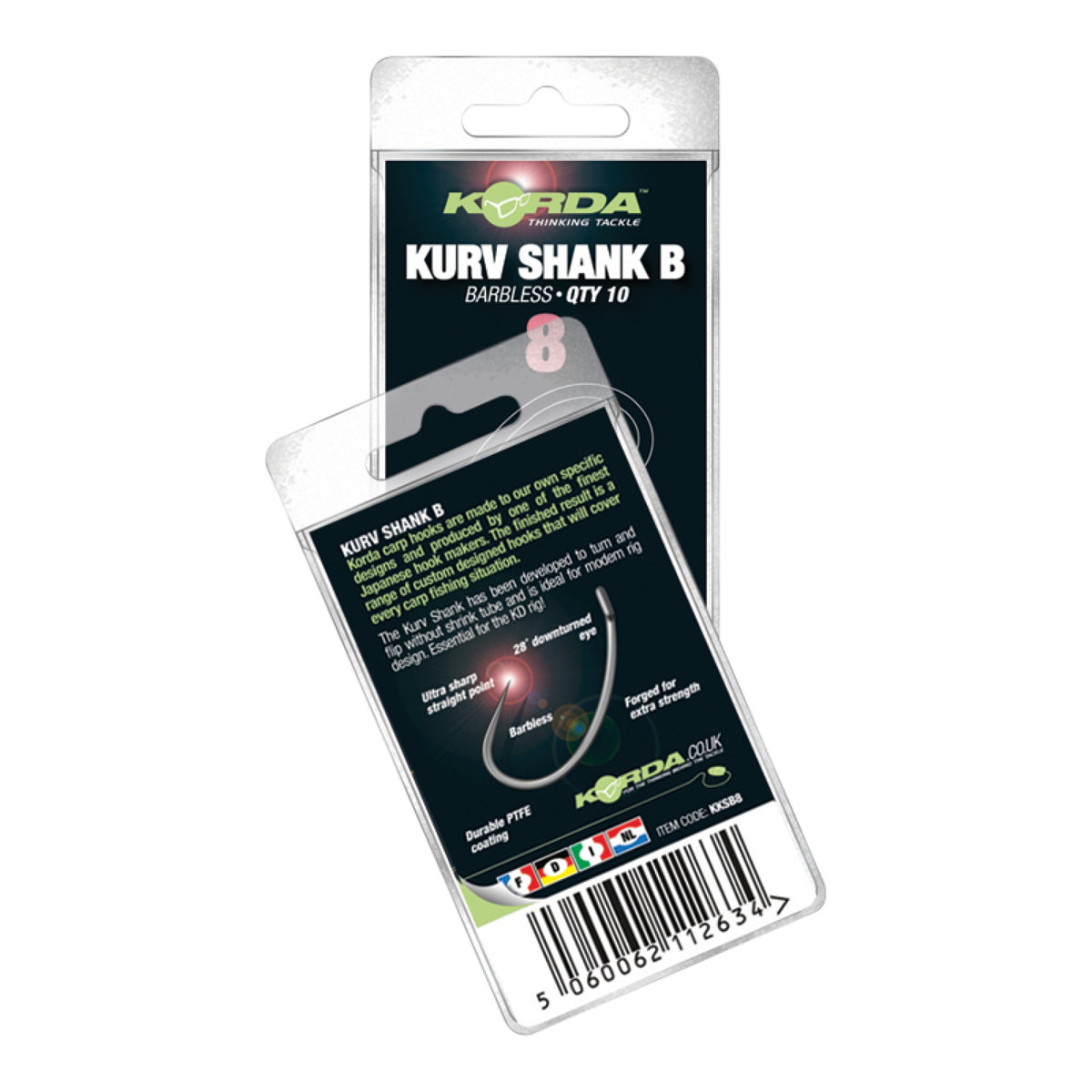 Korda Kurv Shank Barbless