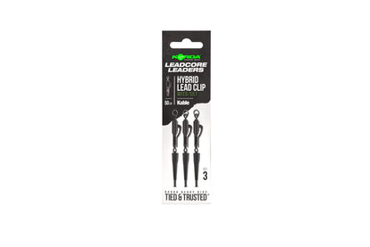 Korda Kable Leadcore Leader Hybrid Lead Clip 50cm