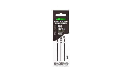 Korda Kable Leadcore Leader Ring Swivel 50cm