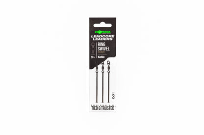Korda Kable Leadcore Leader Ring Swivel 50cm