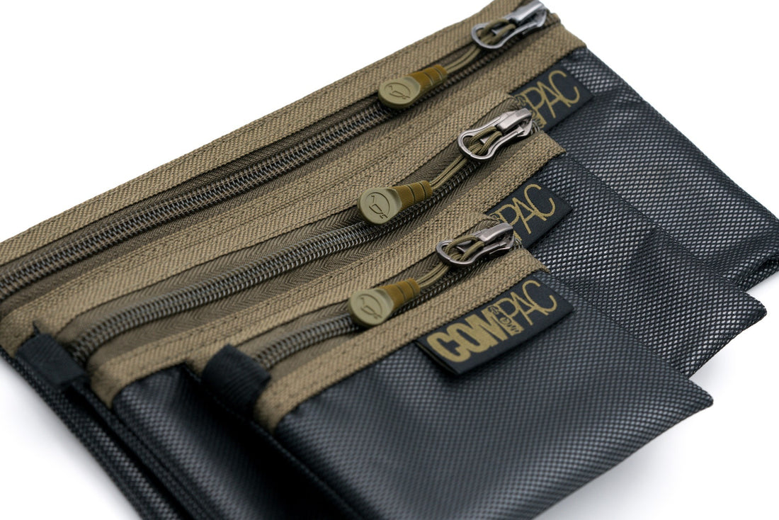 Korda Compac Wallets Set of 3 Dark Kamo