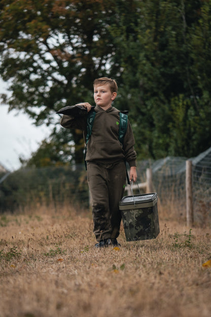 Korda Kids Kore Hoody Dark Olive