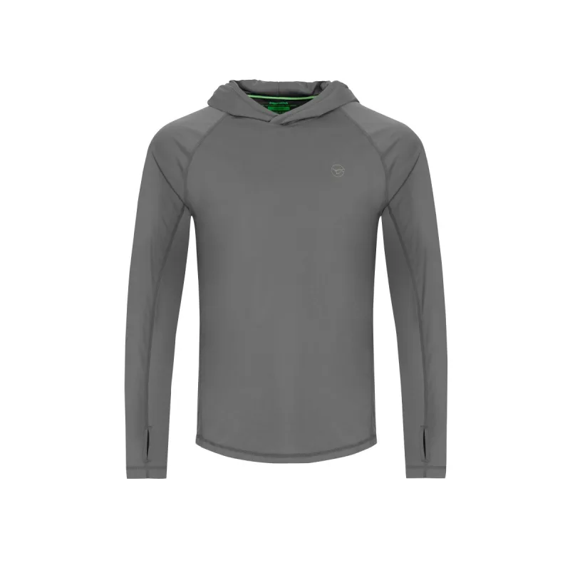 Korda UPF Hooded Top Charcoal