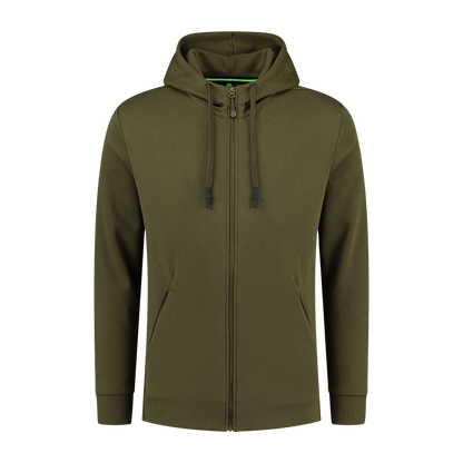 Korda Kore Zip Pro Hoodie Olive Medium