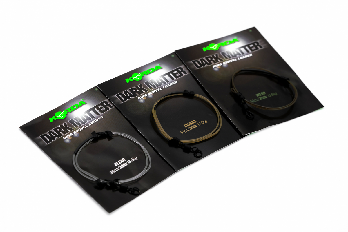 Korda Dark Matter Leader Ring Swivel 30lb 30cm