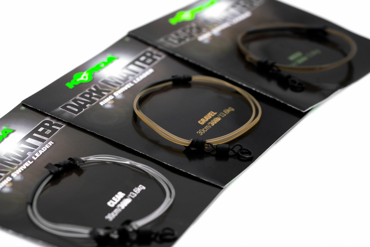 Korda Dark Matter Leader Ring Swivel 30lb 30cm