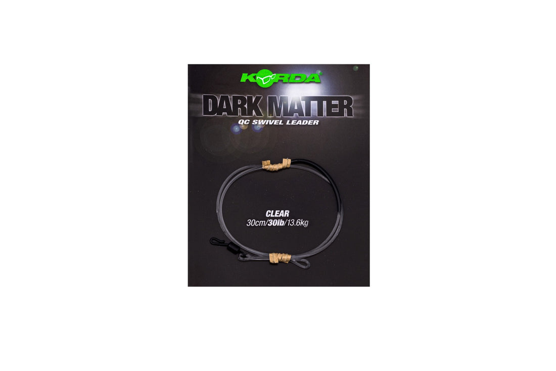 Korda Dark Matter Leader QC Swivel 30lb 30cm