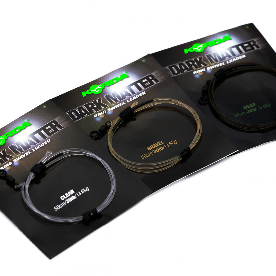 Korda Dark Matter Leader Ring Swivel 50cm