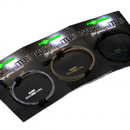 Korda Dark Matter Leader Ring Swivel 50cm