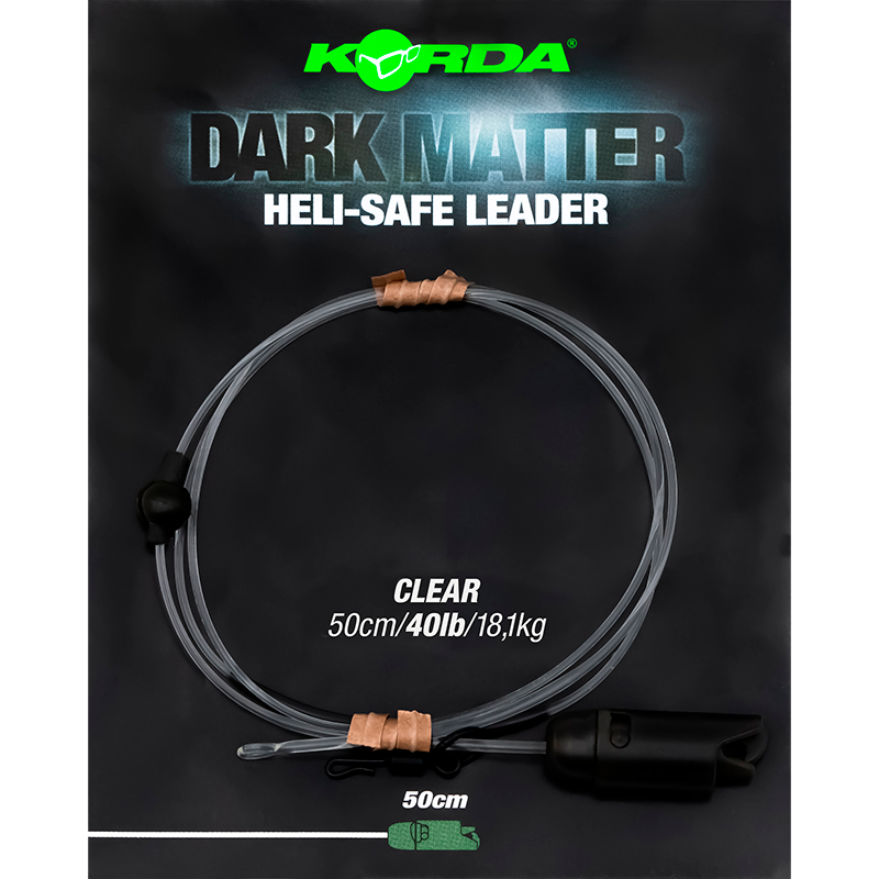 Korda Dark Matter Leader Heli Safe Clear 40lb