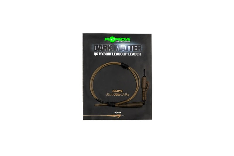 Korda Dark Matter Leader QC Hybrid Clip 50cm