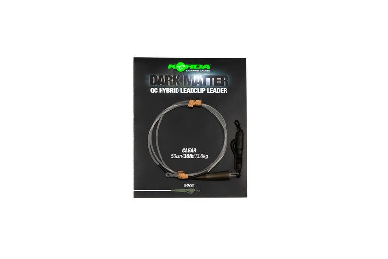 Korda Dark Matter Leader QC Hybrid Clip 50cm