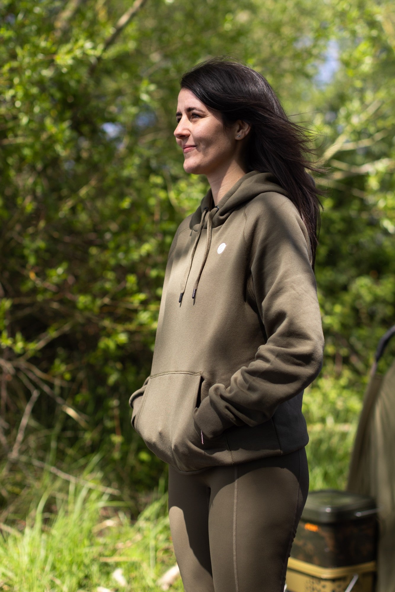 Korda Womens Kore Hoody Dark Olive