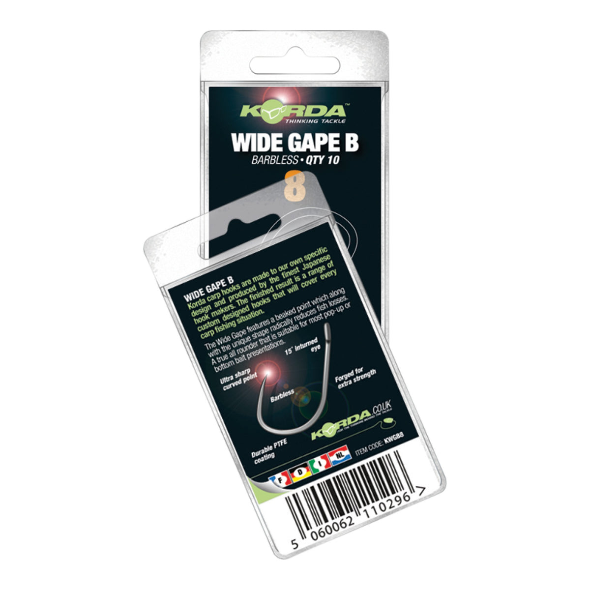 Korda Wide Gape Barbless