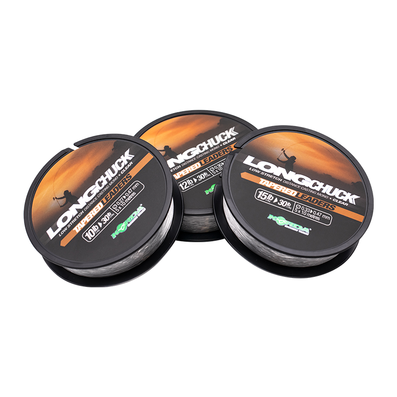 Korda LongChuck Tapered Leaders 0.33-0.47mm