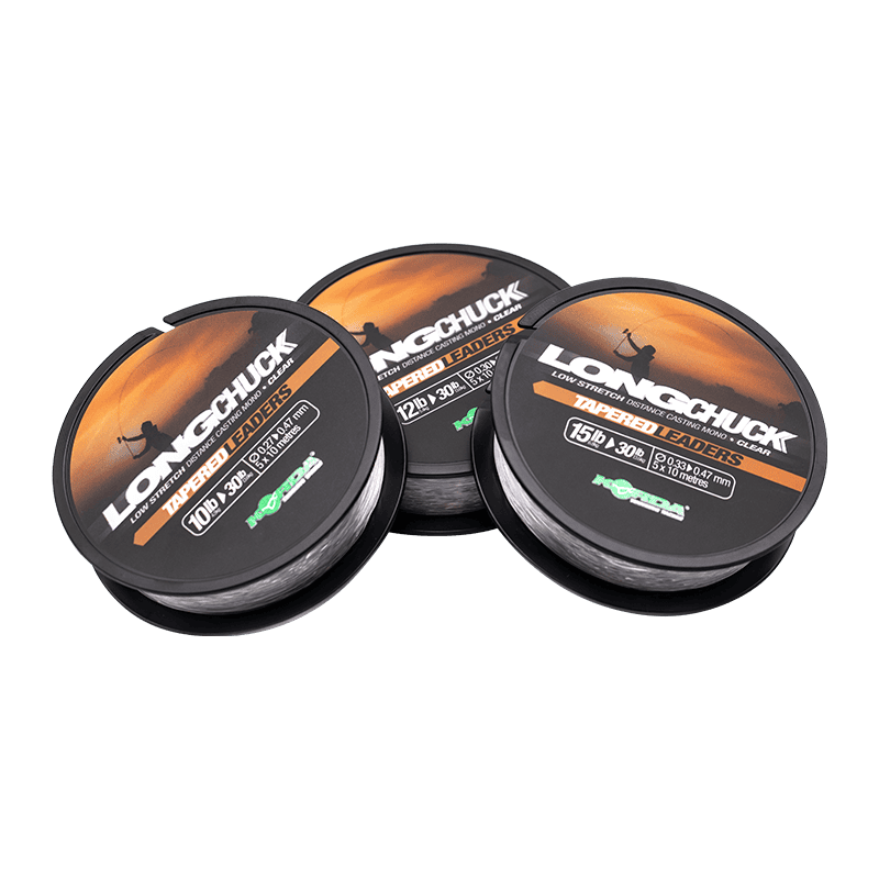 Korda LongChuck Tapered Leaders 0.30-0.47mm