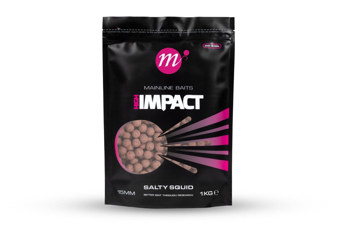 Mainline Hi Impact Boilies Salty Squid 1kg