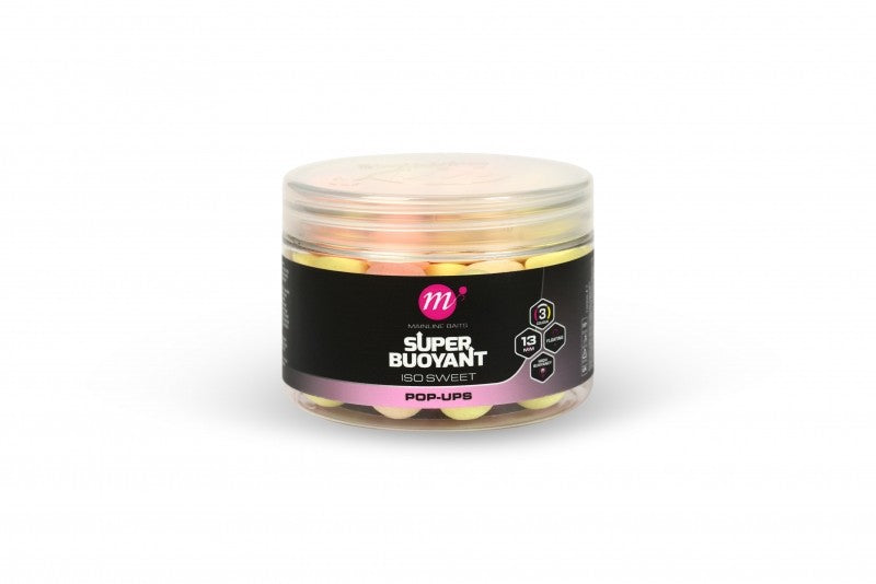 Mainline ISO Sweet Super Bouyont Pop Ups 13mm Pink, Yellow, White