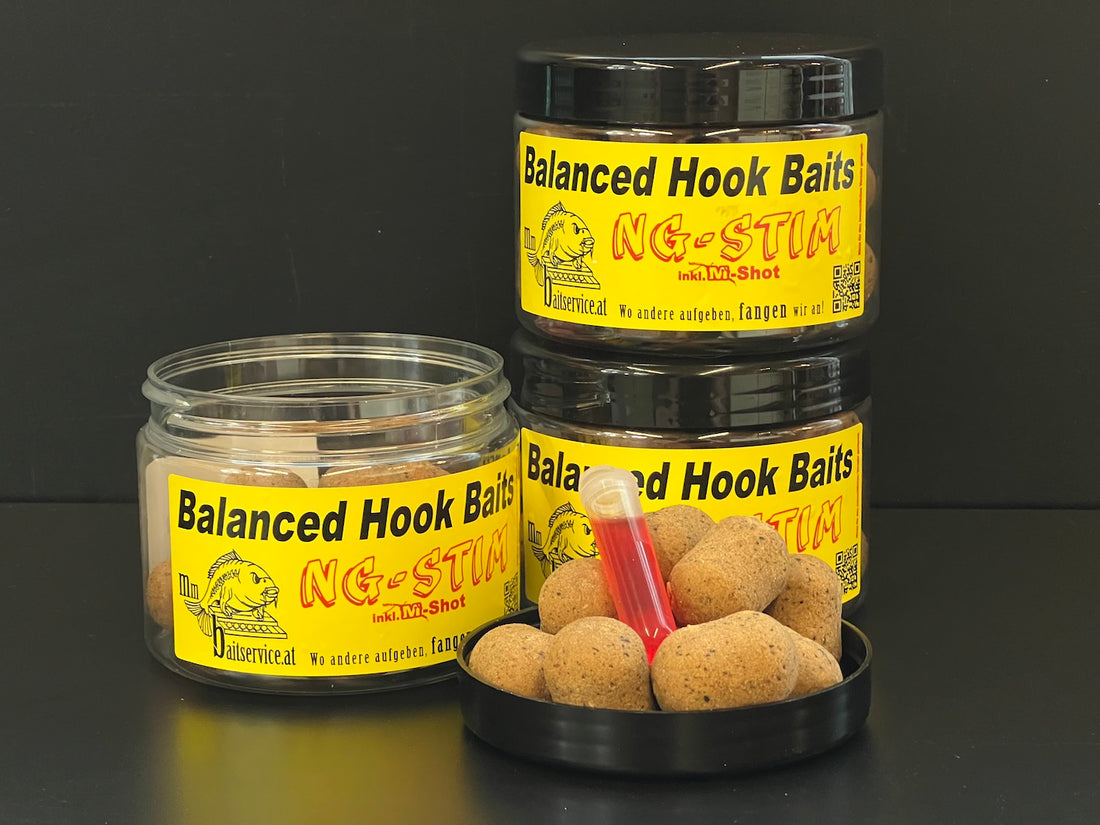 MM Baitservice Balanced Hookbaits NG-Stim Dumbells 35x28mm