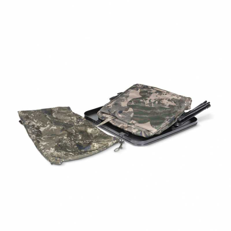 nash camo tarp Nash Bank Life Bedside Station Camo Large