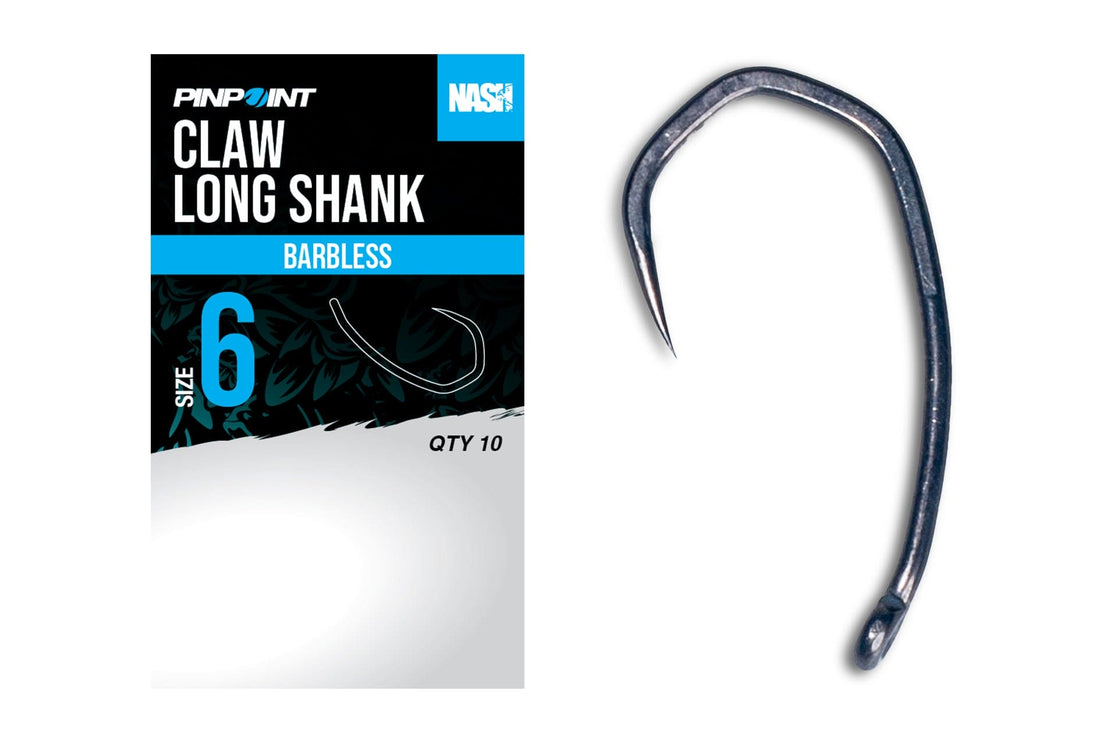 Nash Claw Long Shank Barbless