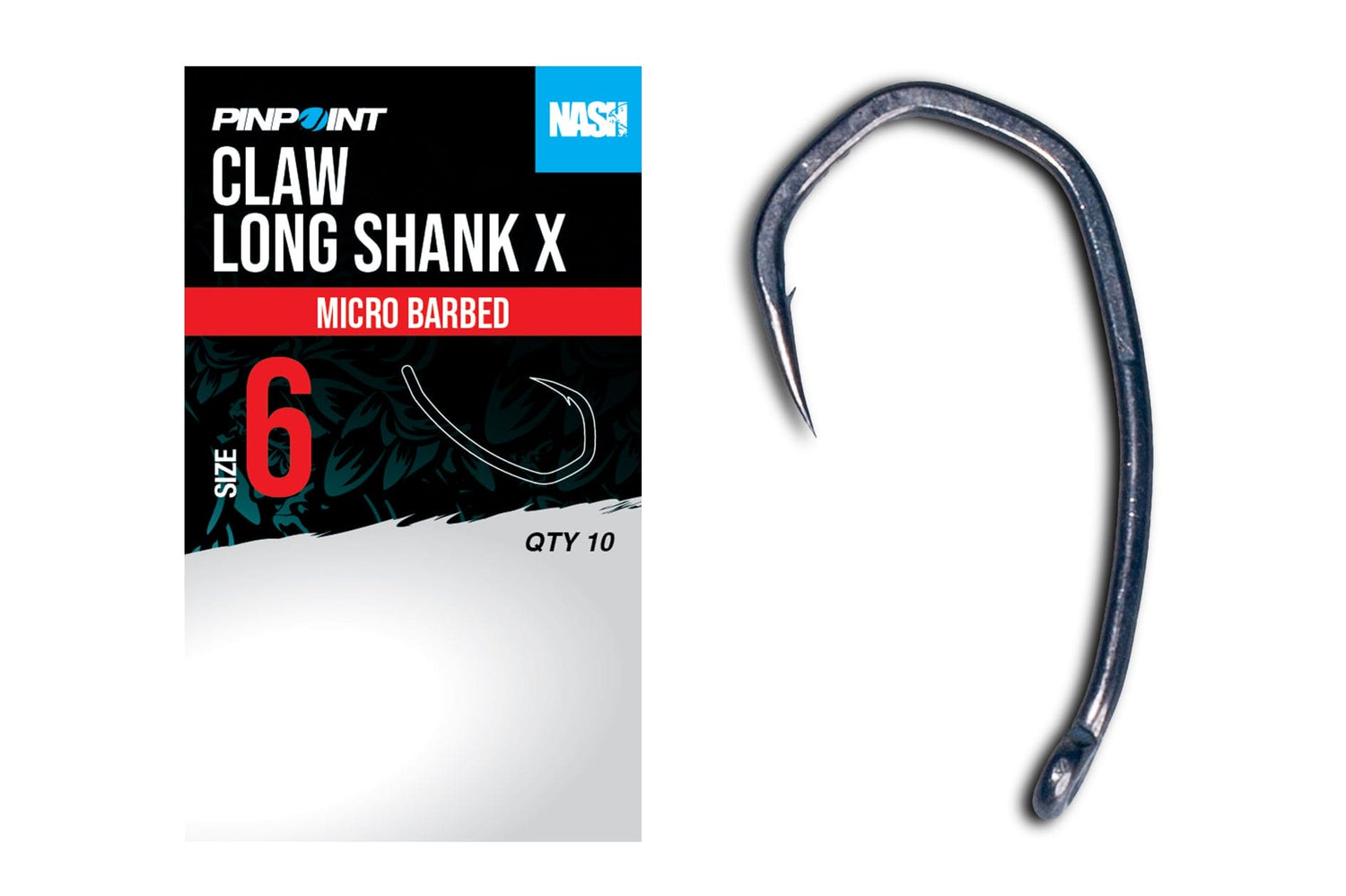 Nash Claw Long Shank X Micro Barbed