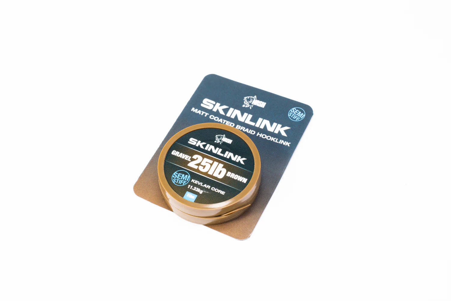 Nash Skinlink Semi-Stiff 25lb Gravel 10m