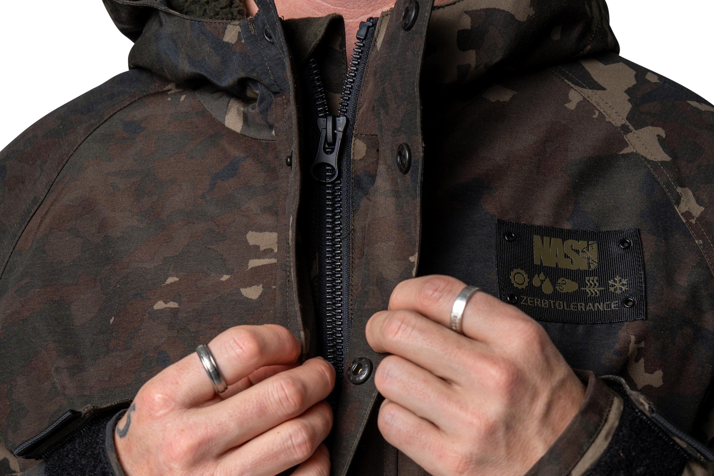 Nash Zero Tolerance Helluva 3 in 1 Waterproof Jacket Camo