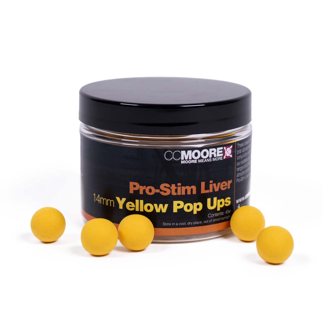 CC Moore Pro-Stim Liver Yellow Pop Ups 14mm