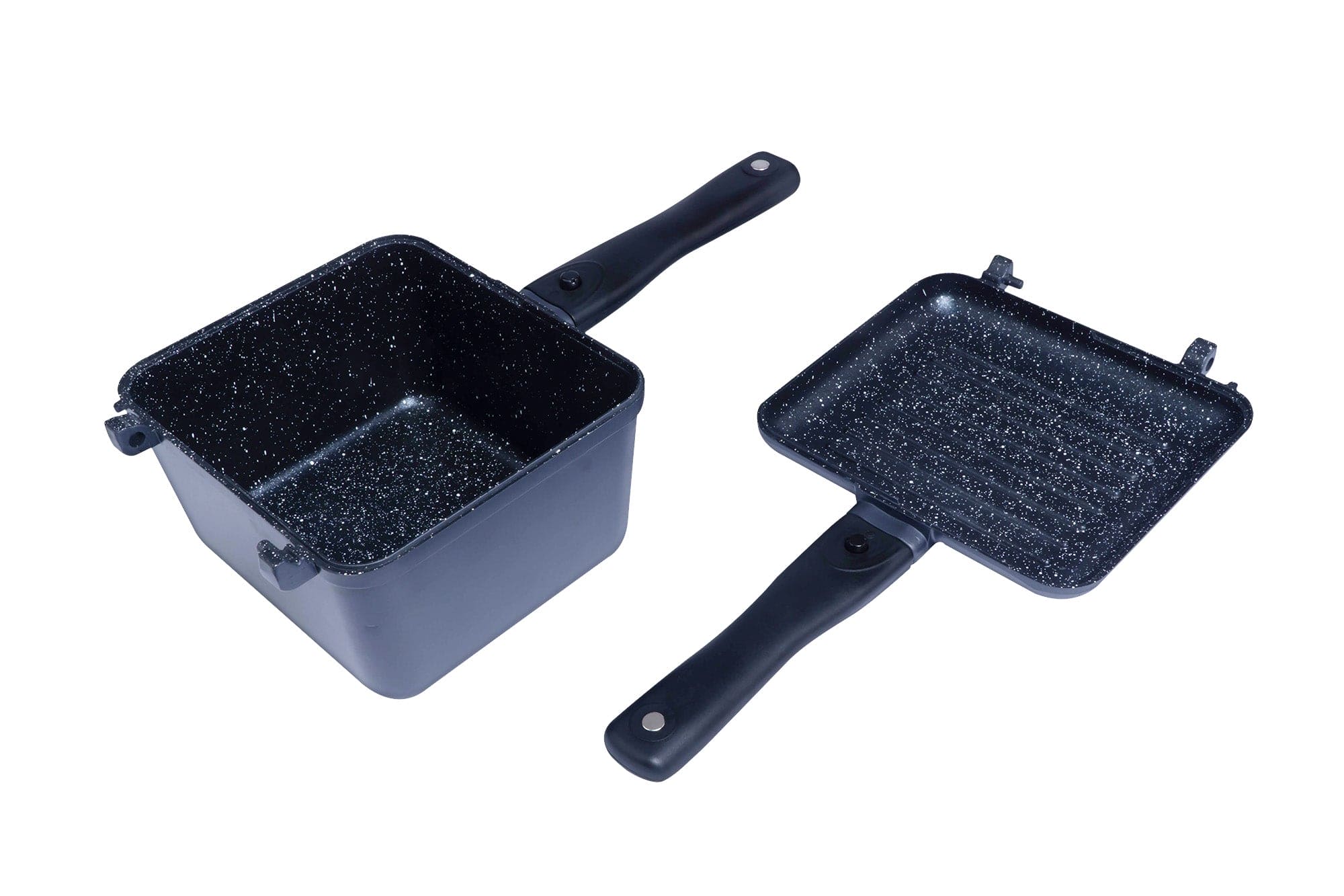 Ridge Monkey Connect Deep Pan &amp; Griddle Granite Edition