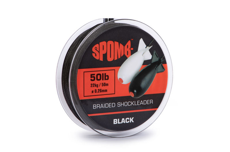 Spomb Braided Leader Black 50m