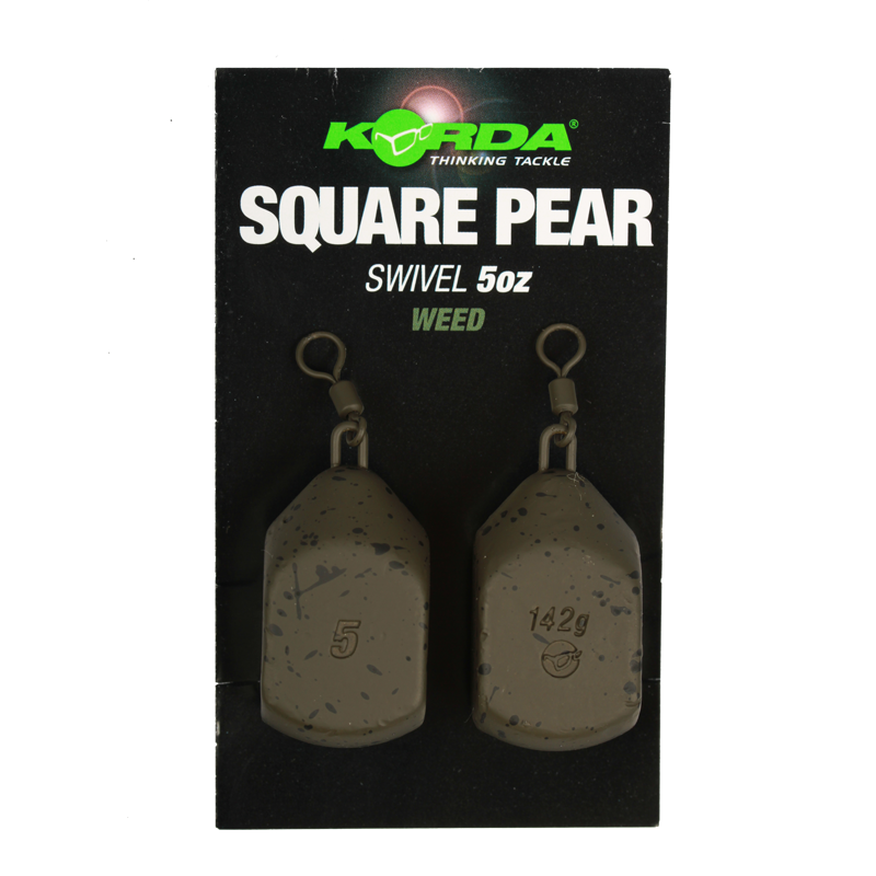 Korda Square Pear Swivel Blister (2 pcs)