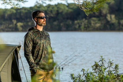 Trakker Camo UV Hooded Shirt